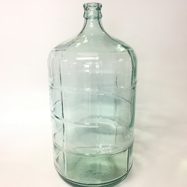 BOTTLE, Glass Demijohn - Extra Large Ribbed 55cmH